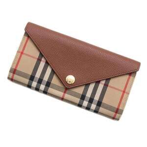 Burberry Check Long Wallet
